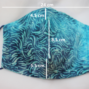 turquoise wave large dimensions